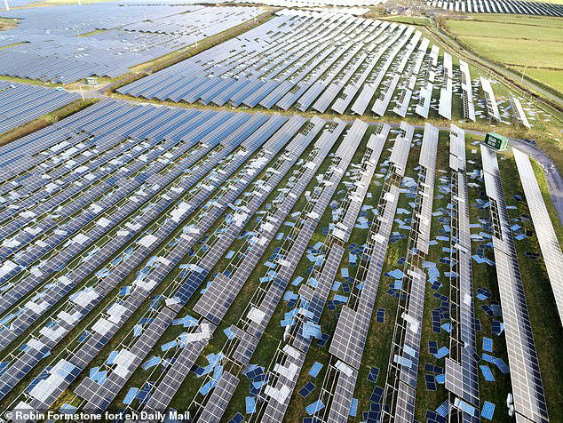 Ooops..

When government geoengineering goes wrong.

Storm Darragh leaves UK's Biggest solar farm in pieces.

Hundreds of panels at the giant 190-acre Porth Wen solar farm in Anglesey, North Wales - only built two years ago - were blown off their mountings, some ripped to shreds.