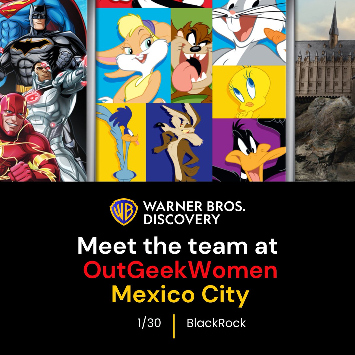 🔥 We are teaming up with <a href="/wbd/">Warner Bros. Discovery</a> to present #OutGeekWomen x Mexico City, a women-in-tech event inspired by Mexico City's thriving tech scene. The event is free with RSVP🤝 outgeekwomenintech-cdmx.eventbrite.com

#womenintech #mujeresentech #mujeresintech #wit