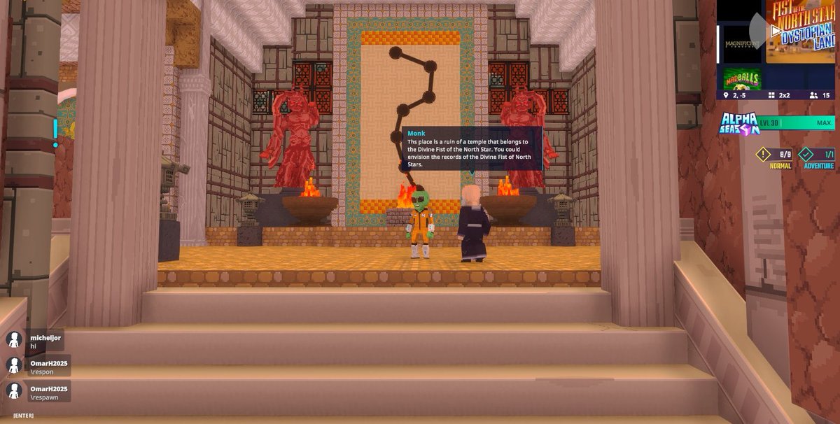Deli2be's tweet photo. Exploring the mystical Temple Hall in Dystopian Land in @TheSandboxGame. Ancient secrets or future tech? You decide! 🏛️🔮 https://t.co/qlpFMwt5wz #TheSandbox #AlphaSeason4 #AS4SocialChallenge https://t.co/ubusJEdBrG