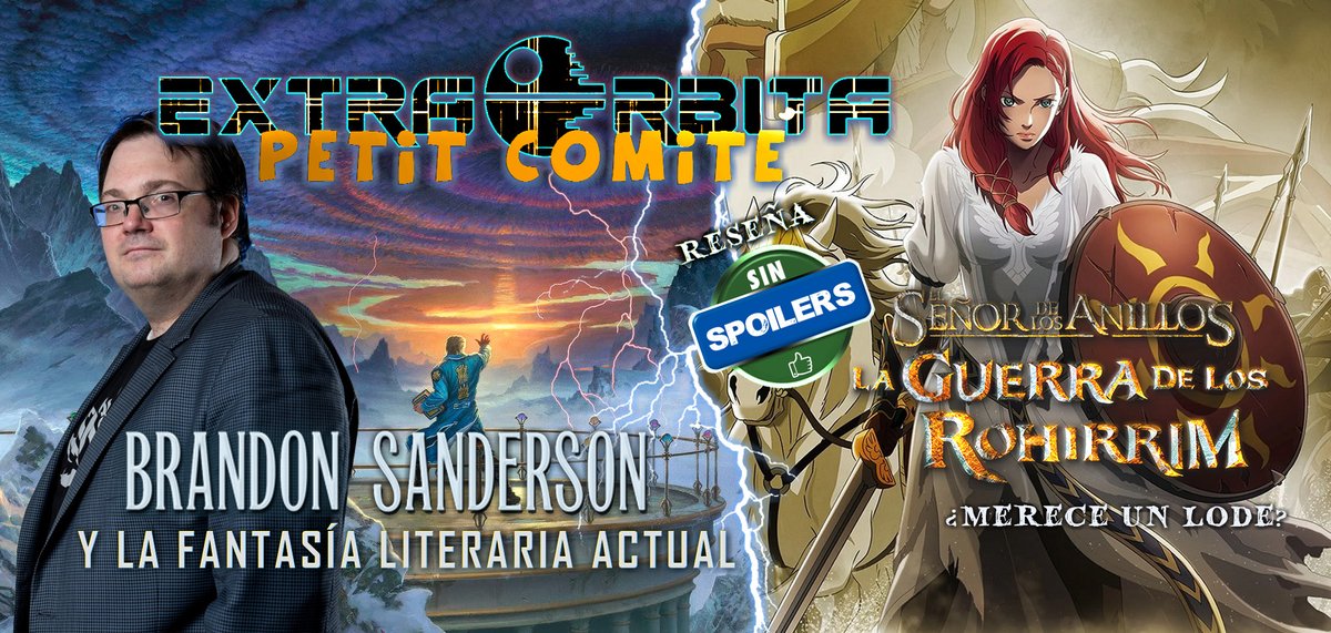 antonio_runa's tweet photo. BRANDON SANDERSON saca nueva novela y vamos a echarle un vistazo a su obra y a la fantasía literaria actual. Además, reseñaremos sin spoilers LA GUERRA DE LOS ROHIRRIM, aclarando si merece o no la pena: https://t.co/CV2PHzC1ao https://t.co/Fq9d1u8tyi