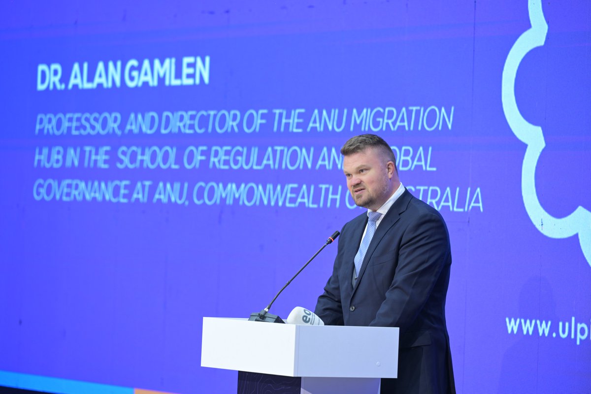 UlpianaForum's tweet photo. 💡 Keynote Address by Dr. @alangamlen of ANU explored migration governance and the role of diaspora communities in building global resilience. Insightful discussions are just beginning at #UlpianaForum2024! Watch the recording here: https://t.co/vQg3ol67sr https://t.co/Kf2CNyYx0K
