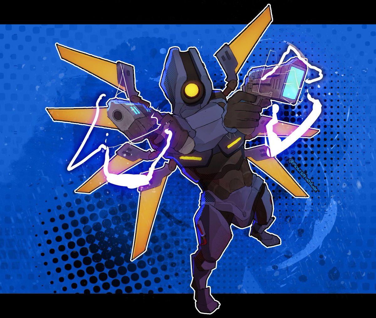 mosesthatdude's tweet photo. Got permission to post V1 commission I did - I really like how it turned out #ultrakill https://t.co/JIvvROQOgR