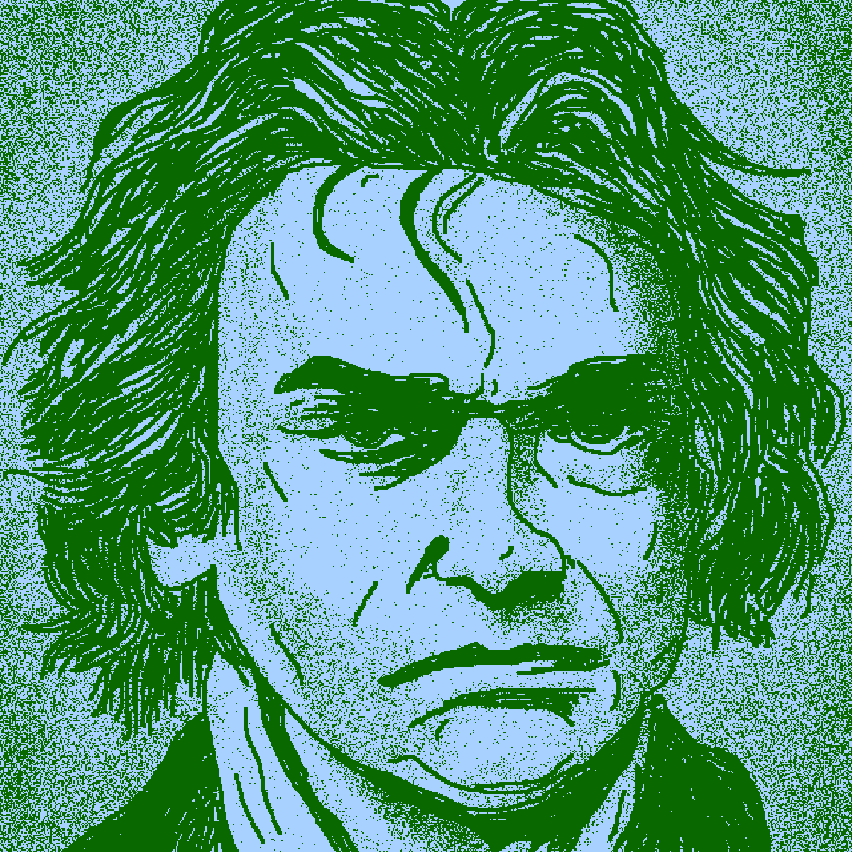 AT LAST! LUDWIG!

made with love with mouse on paint  
fine-tuned on photoshop    

1/1 from SOME PEOPLE series 

DIC 2024  

#TEZOSTUESDAY