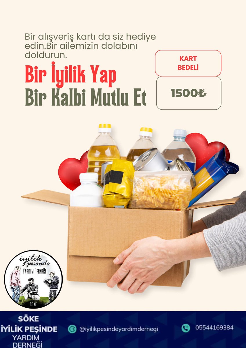 Söke İyilik Peşinde Yardım Derneği (@iyilikpesindeyd) on Twitter photo 