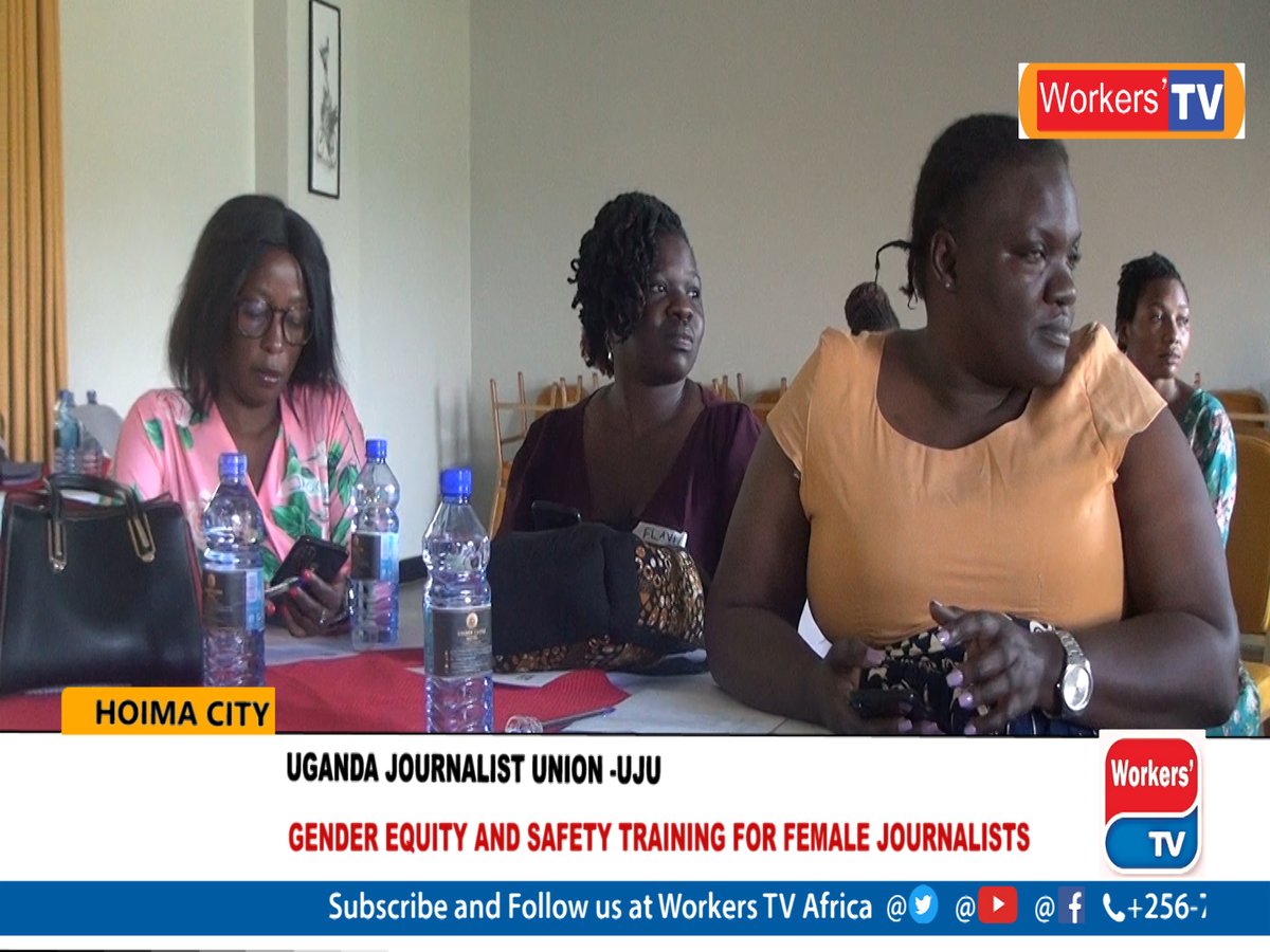workers_tv's tweet photo. Stop sexual harassment at worker places.
Female Journalists in Hoima decry of harassment and unwanted offensive physical &amp; verbal sexual advances at worker places.This was during UJU Gender Equity and Safety training for Female Journalists
https://t.co/hIIYLv7Cgk via @YouTube https://t.co/5rgT4ld7yF