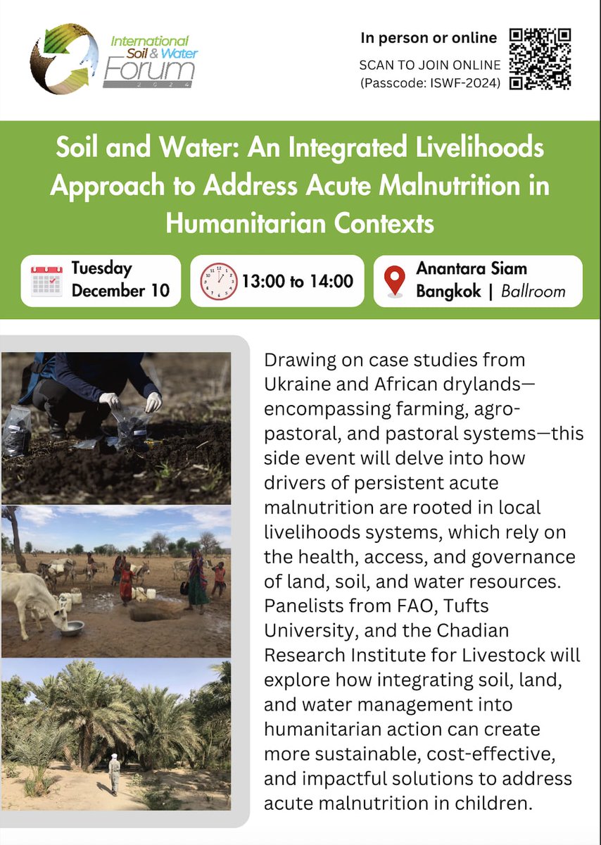 FAO in Chad participates in the international forum on soil and water