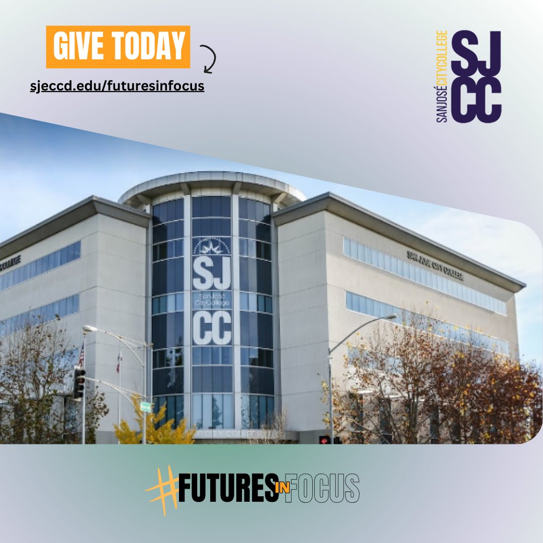 🌟 The Heart of Silicon Valley: Our Community Colleges! 🌟 GIVE TODAY!

🔗 Donate today and keep #FuturesInFocus: #FuturesInFocus | San Jose Evergreen Community College District

#donatenow #endofyearappeal #sanjose #communitycollege