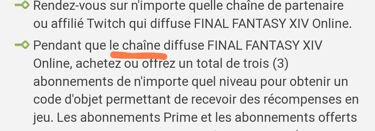 KyumiXIV's tweet photo. @FF_XIV_FR Aussi, typo ! https://t.co/q1HFfyGyJe