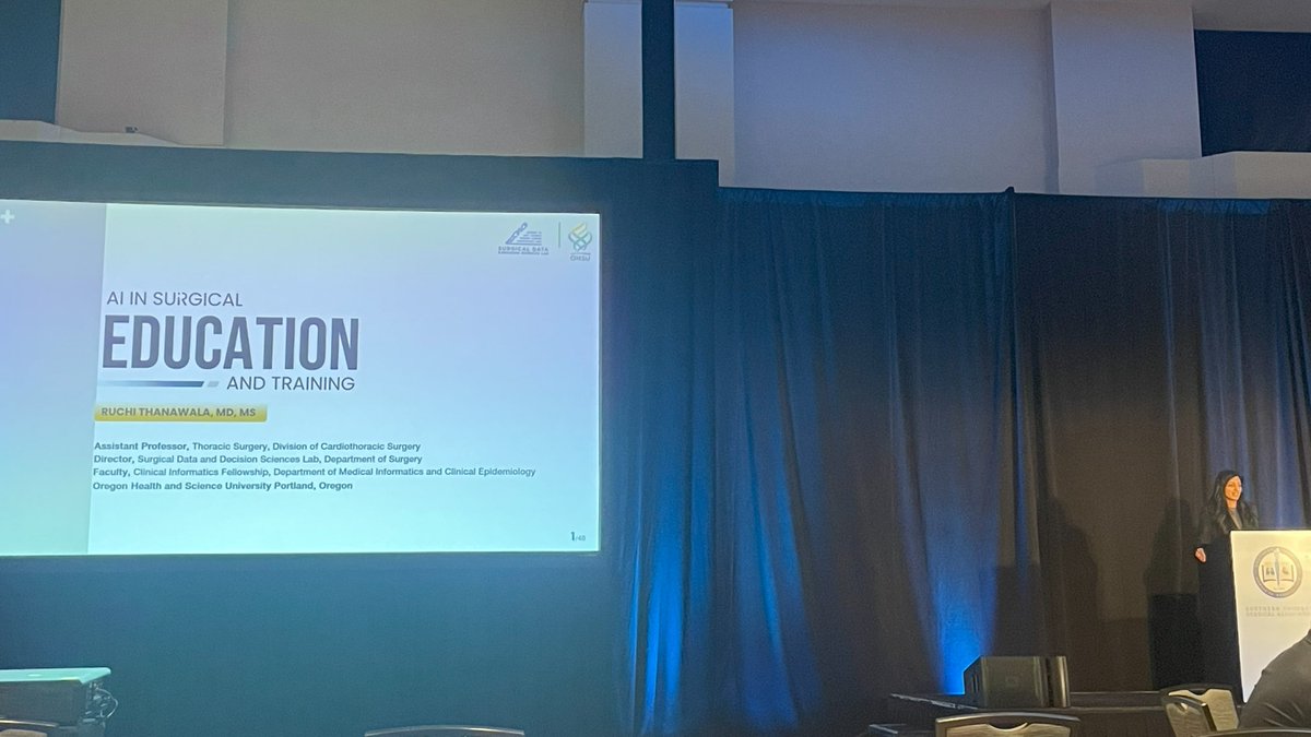 OHSU Surgical Data & Decision Sciences Lab tweet media