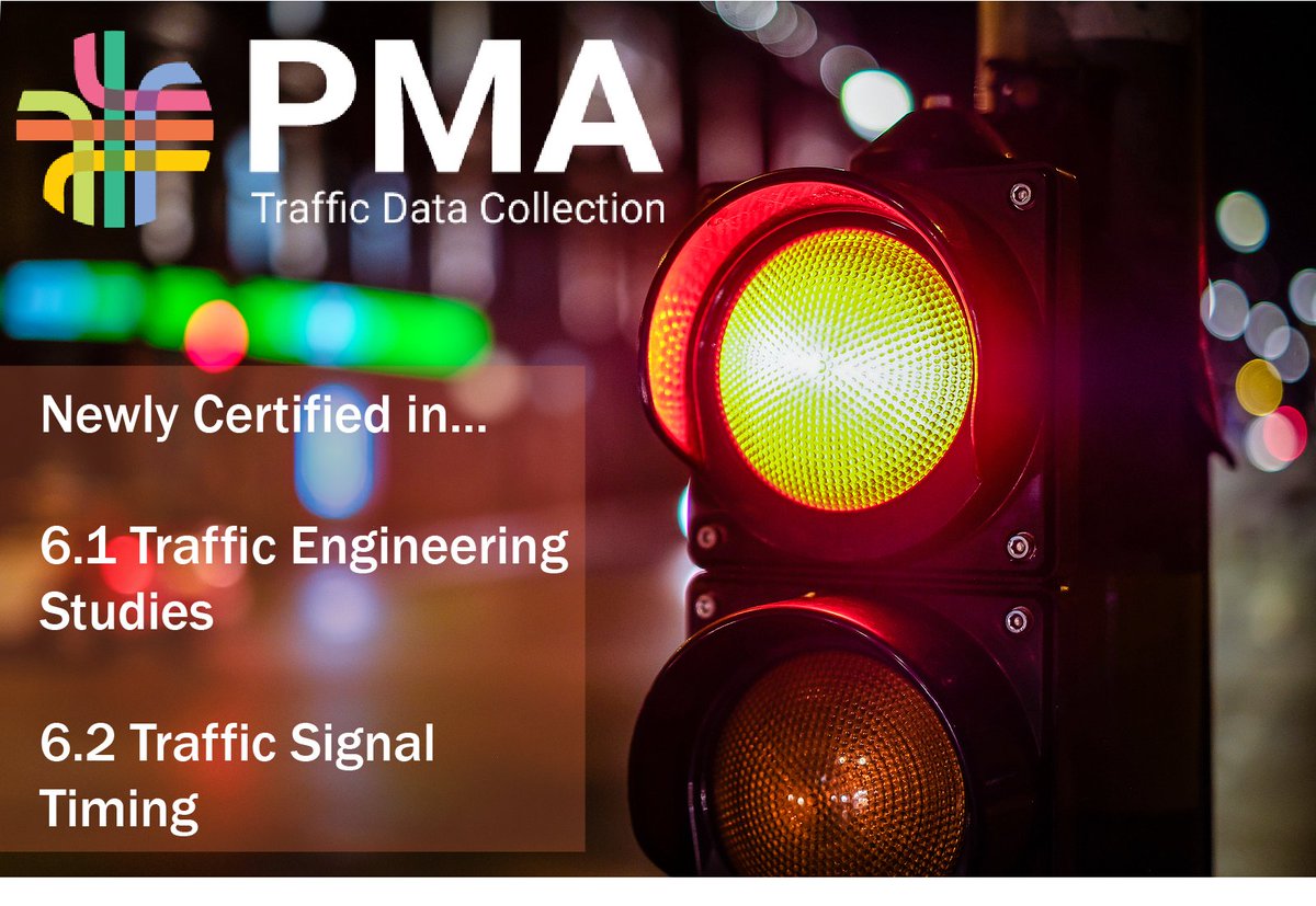 PegMalAssociate's tweet image. 🌟 Exciting News from PMA! 🌟

We are thrilled to announce that PMA has officially gained pre-qualification in Workgroups 6.1 (Traffic Engineering Studies) and 6.2 (Traffic Signal Timing)!
#TrafficEngineering #SignalTiming #PMAAtTheReady #MilestoneMoment