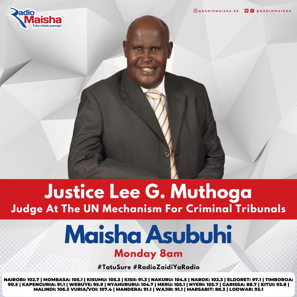 LeeMuthoga's tweet photo. Missed it live? 🎙️ 
Catch up on my conversation with Maisha Asubuhi, where I shared my journey in the legal field, insights on leadership, integrity, and much more.

Watch the full interview here: https://t.co/nLaTpUrZHN

#AudacityAndSacrifice https://t.co/fdo1eeRFxR