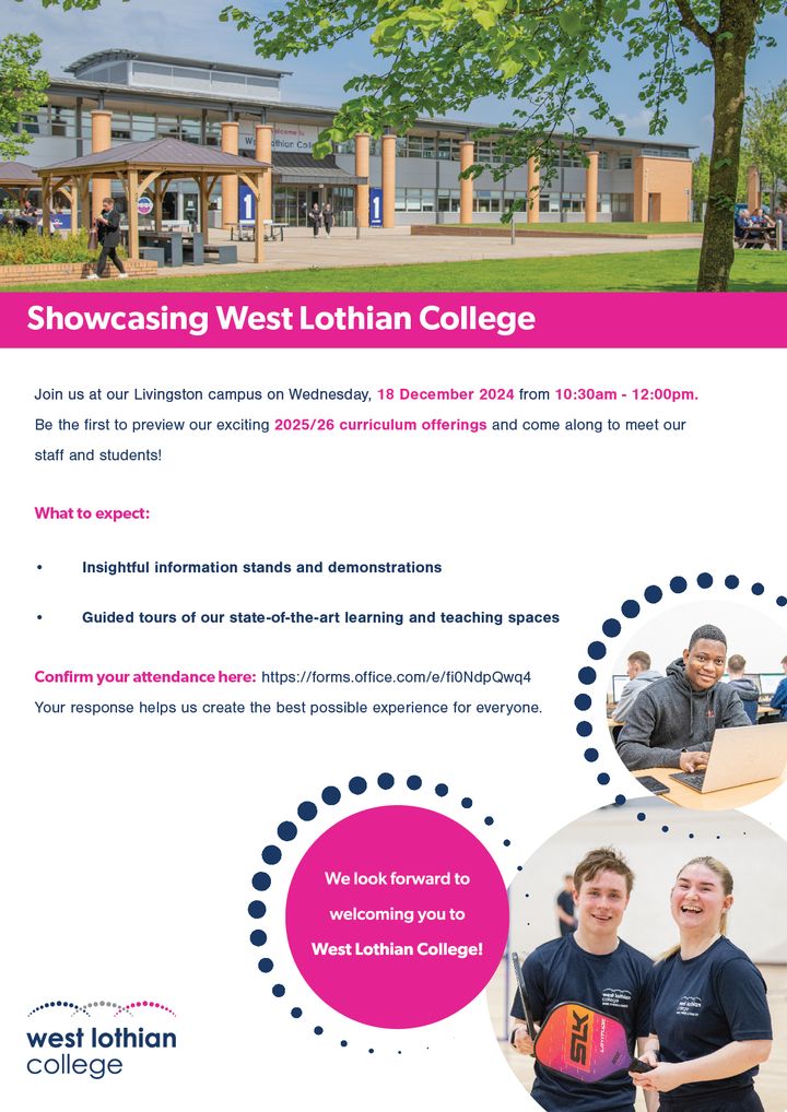 West Lothian College tweet media