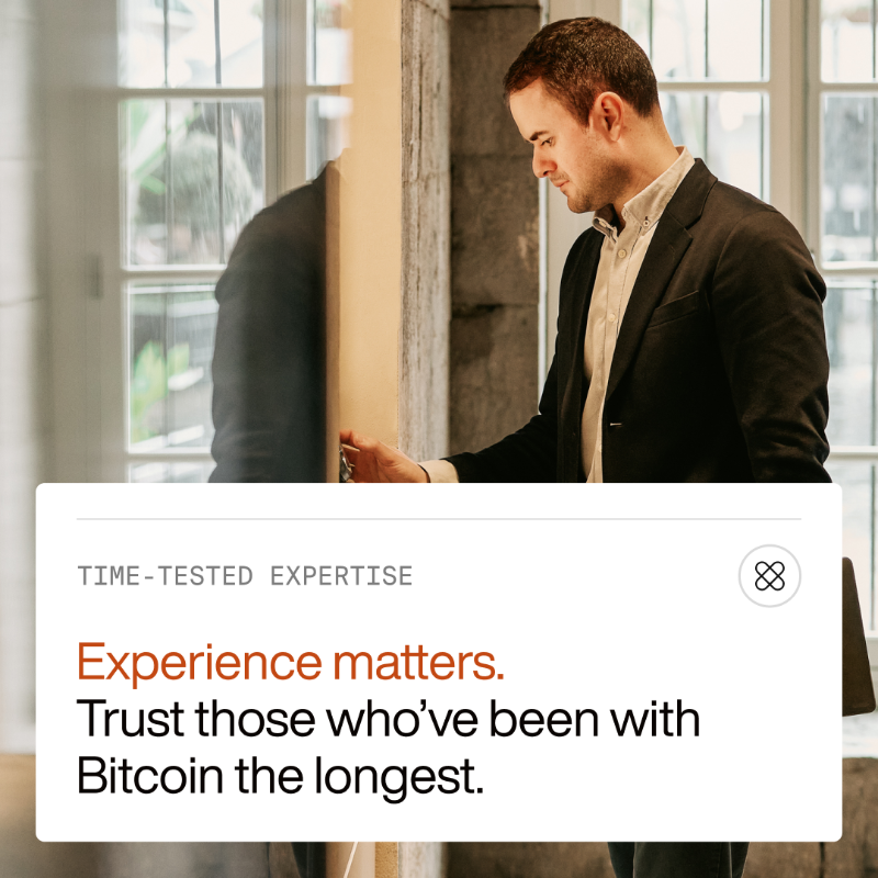xapobankapp's tweet photo. 10+ years in Bitcoin has built our trust and expertise. Count on personal support from your dedicated Account Manager.