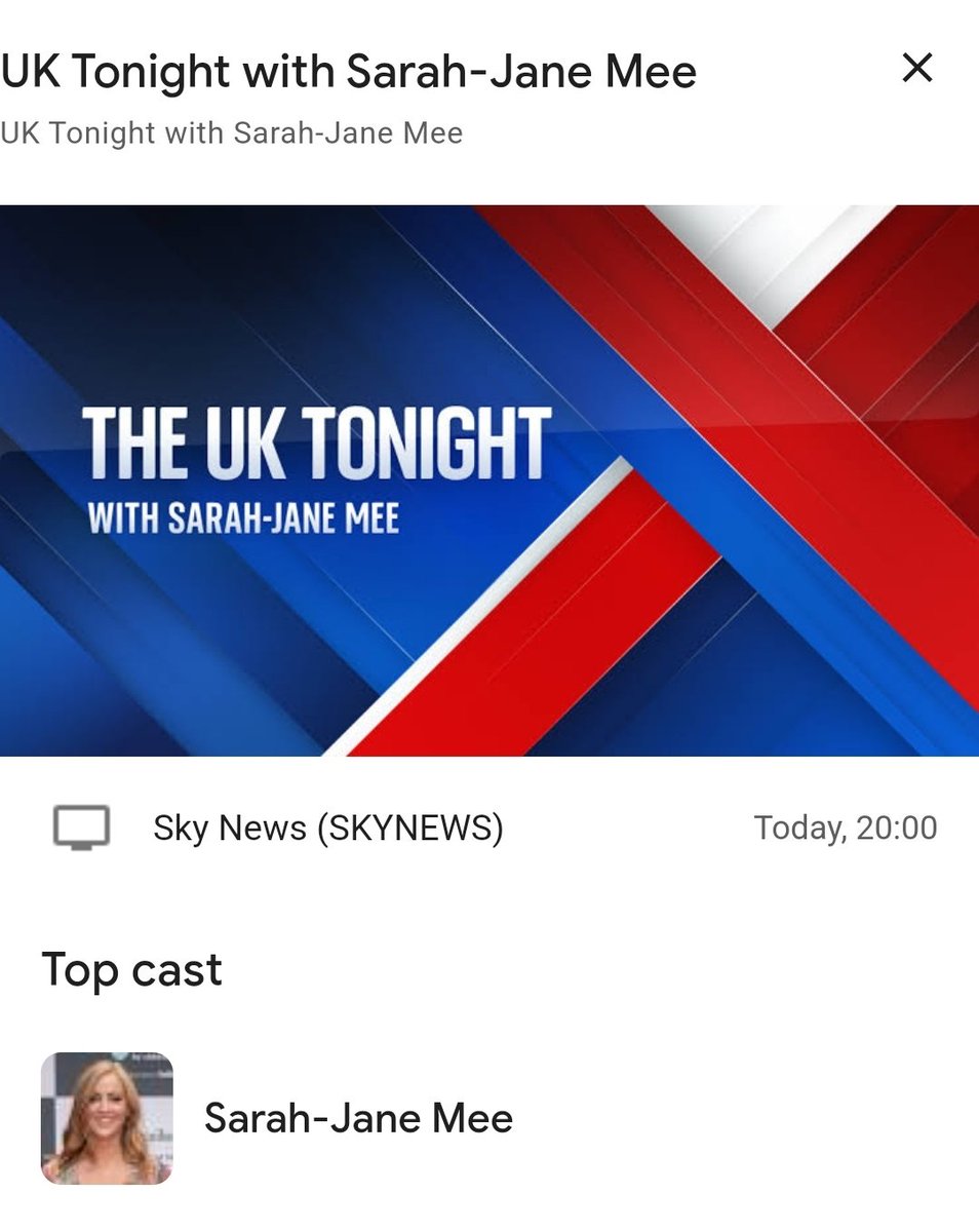 VickyBall3's tweet photo. Just when I thought life couldn't get any crazier. I'm going to be on Sky News tonight at 8.45pm! This is insane!! https://t.co/GUr9oKUq1k