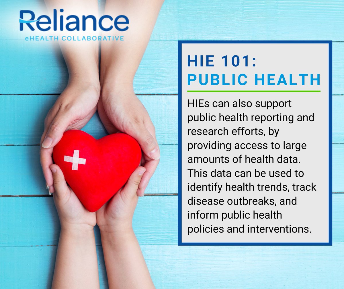 HIEs do more than improve patient care—they drive public health! By enabling real-time data sharing, HIEs help track outbreaks, identify trends, &amp; inform impactful policies. Learn more: zurl.co/mHaP #Reliance #HIE #PublicHealth #HealthIT #Innovation