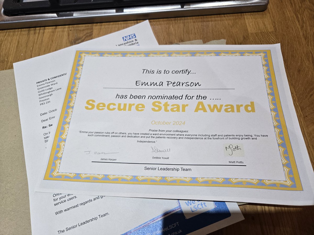 Nice little note in the post today, delivered directly to my office 🥰🥰 #teamgreenside you are the best💚 it's nice to feel appreciated 🥰 <a href="/LeeMatron/">Lee Drake</a> <a href="/WeareGuildLodge/">Guild Lodge LSCFT</a>