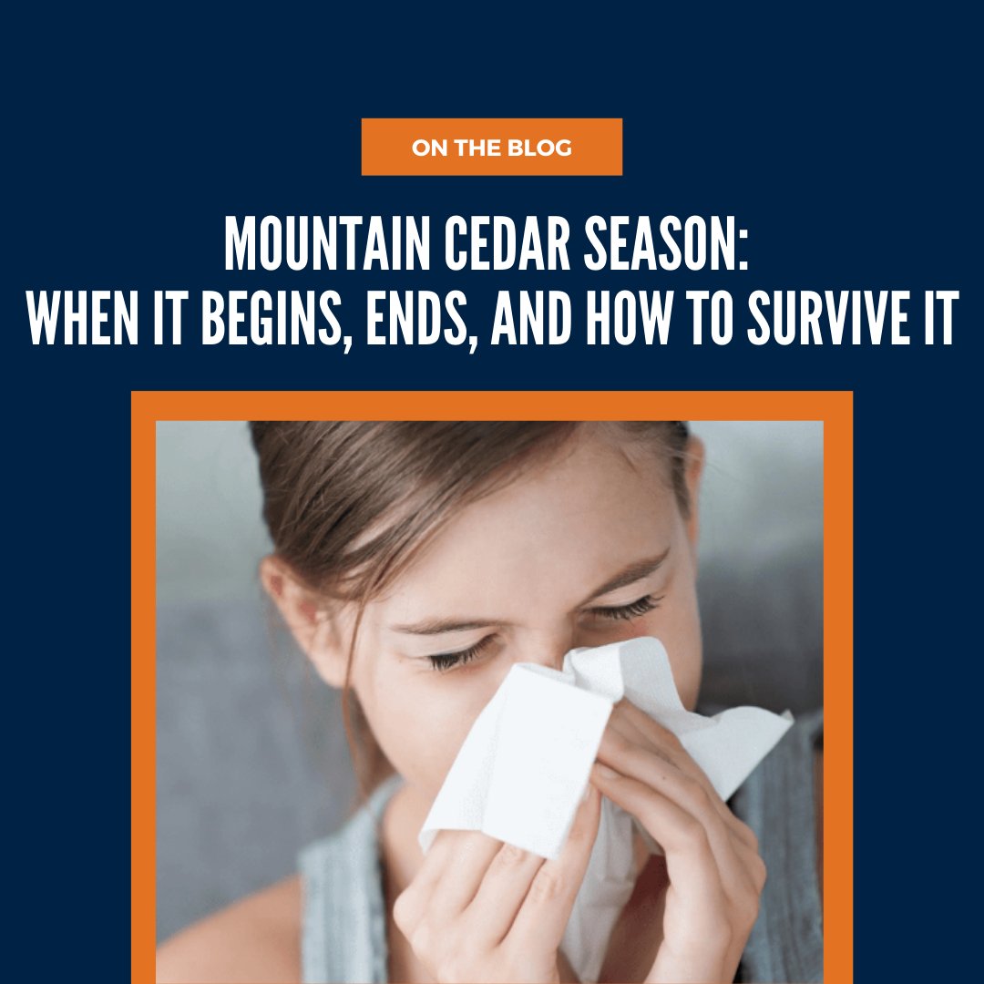 ShaferServices's tweet photo. Allergy season in San Antonio can be brutal - but there are ways to survive mountain cedar season in the hill country! Check out our blog for our top 5 tips and tricks to ease the transition into allergy season: 

https://t.co/U6pj93JLjG

#allergyseason #hillcountry #acservice https://t.co/MxLAvdK0dC