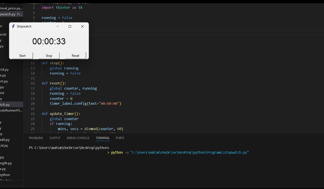 MajestyRays's tweet photo. ✨ Day 34 of #150DaysLevelUp by @siamjuit

Dived into Tkinter and created:
🔹 To-Do List 📝
🔹 Temperature Converter 🌡️
🔹 Login Form 🔐
🔹 Stopwatch ⏱️

#Python #Tkinter #GUIProgramming #150DaysOfCode 🚀 https://t.co/Xbf5mhs4UZ