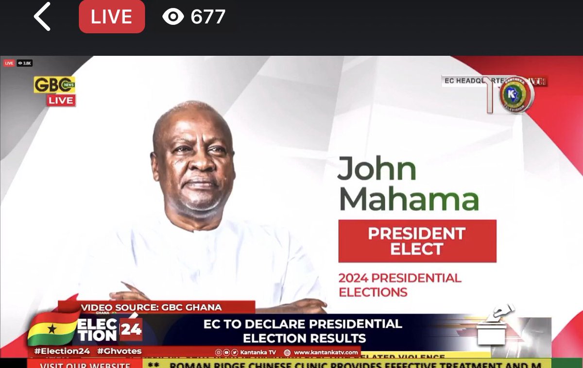 #ElectionHQ EC finally confirms JOHN MAHAMA as the president elect 🎉🎉

Congratulations JM 

Hawa Koomson 🫦
