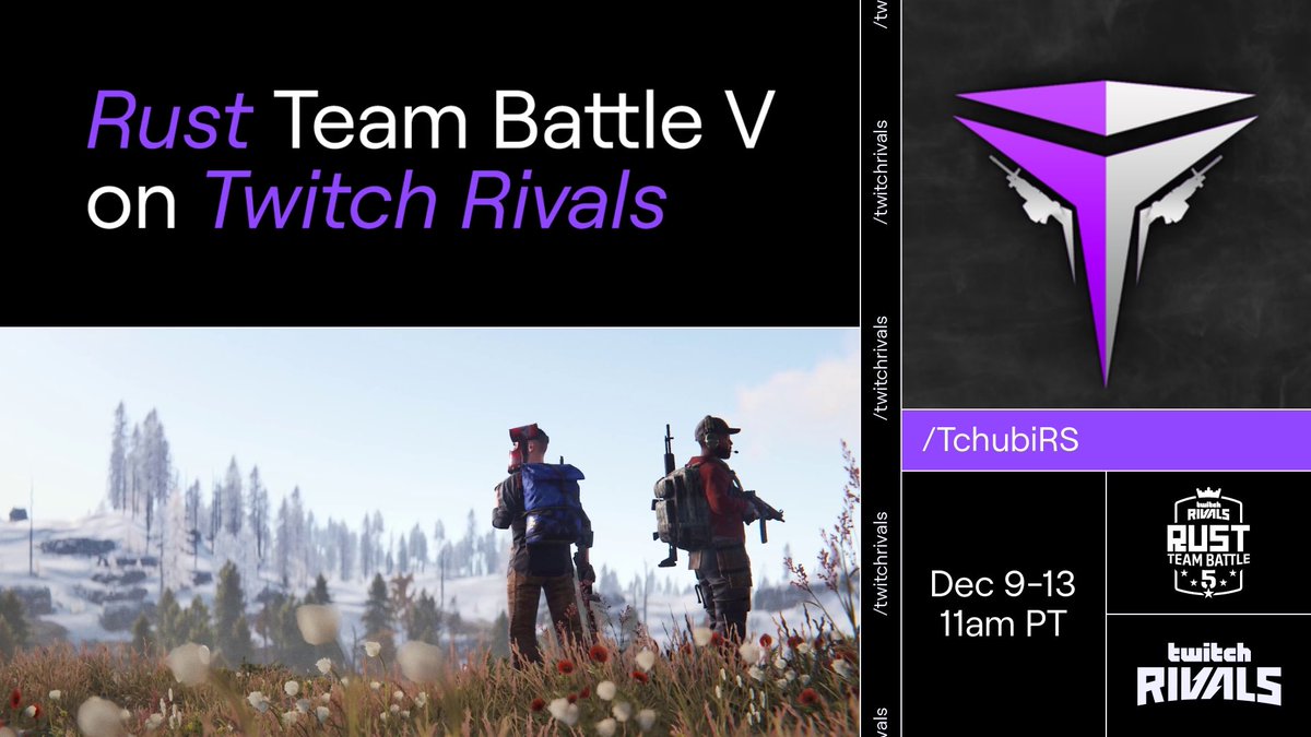 LIVE ON !!
Twitch.tv/TchubiRS