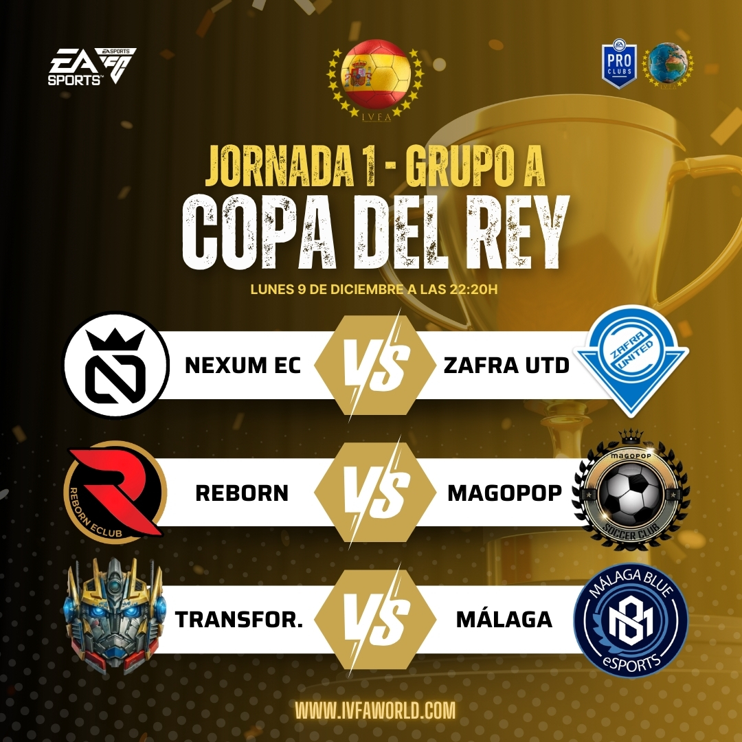 IVFA_Spain's tweet photo. A puntito de comenzar la "Copa del Rey" de @IVFA_Spain... ¿Hay ganas? ⚽ https://t.co/sL9xyySR0W
