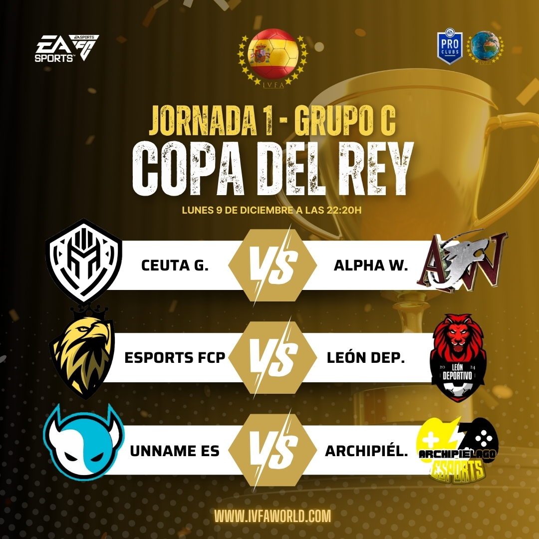 IVFA_Spain's tweet photo. A puntito de comenzar la "Copa del Rey" de @IVFA_Spain... ¿Hay ganas? ⚽ https://t.co/sL9xyySR0W