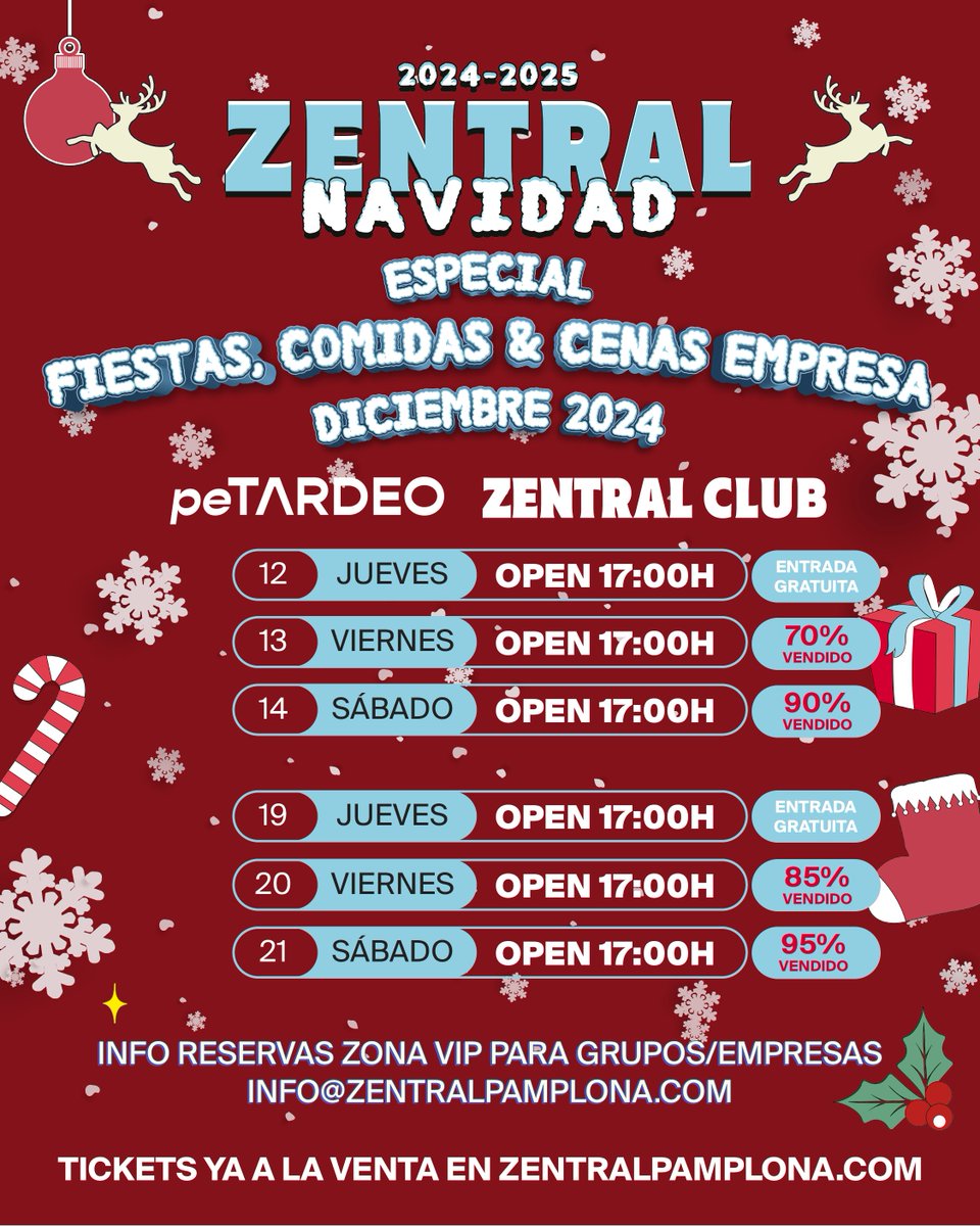 📣ÚLTIMAS ENTRADAS COMIDAS &amp; CENAS DE EMPRESA📣

⏰¡No esperes al último momento y cómprate ya las entradas para estos días antes de que se agoten!⏰

¿Ya tienes la tuya?