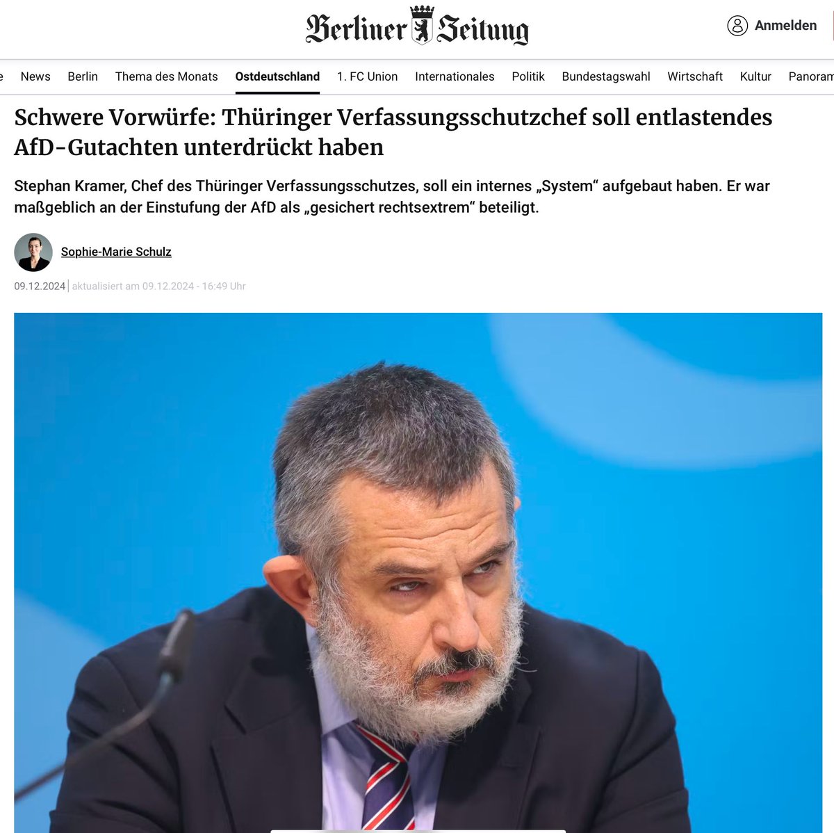 Der MDR schweigt. Die beschuldigten “Journalisten” und “Verfassungsschützer” schweigen. Kein Dementi, keine Stellungnahme, keine Ankündigung rechtlicher Schritte wegen der Recherchen von Apollo News.

Es berichteten auch Cicero, JF und etliche neue Medien.