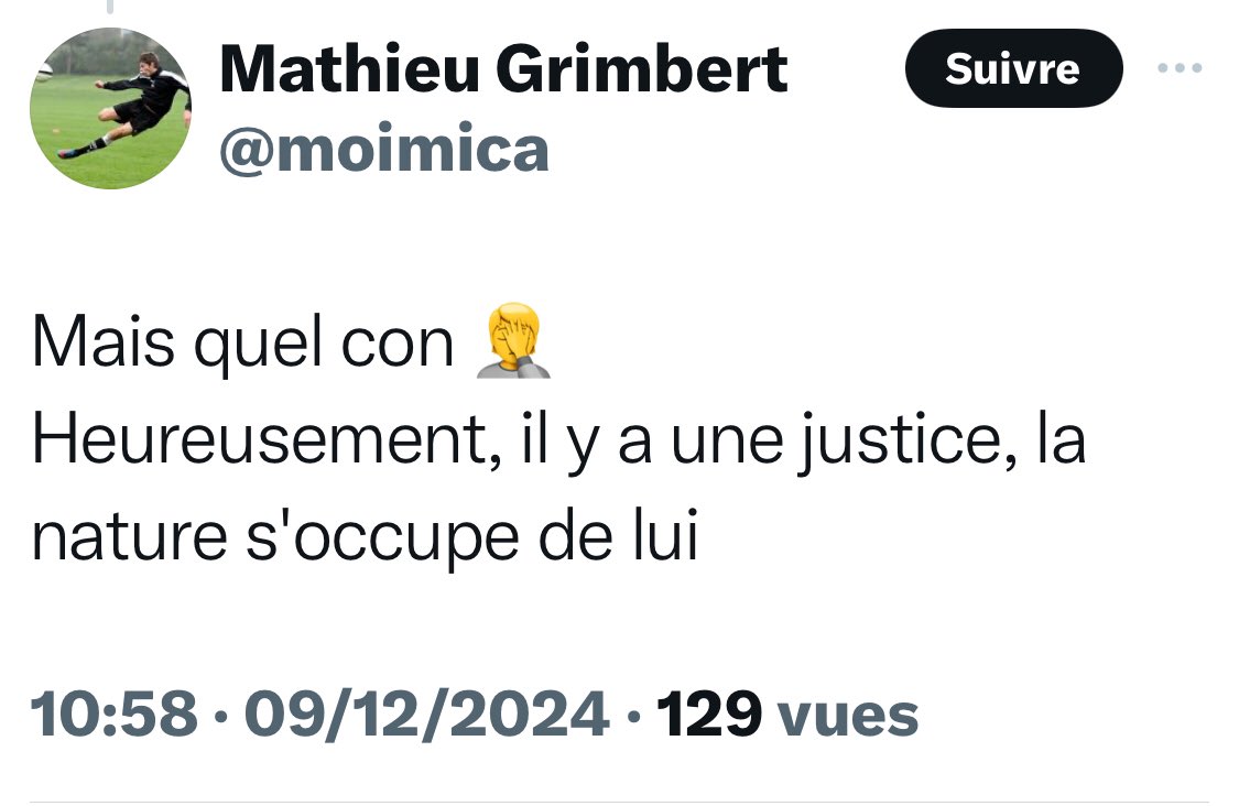 Titithebest4's tweet photo. Il m'aime vraiment beaucoup 😎
Ce n'est pas la 1ere fois qu'il me souhaite du mal .. 😎 https://t.co/gGPxzFj6yj