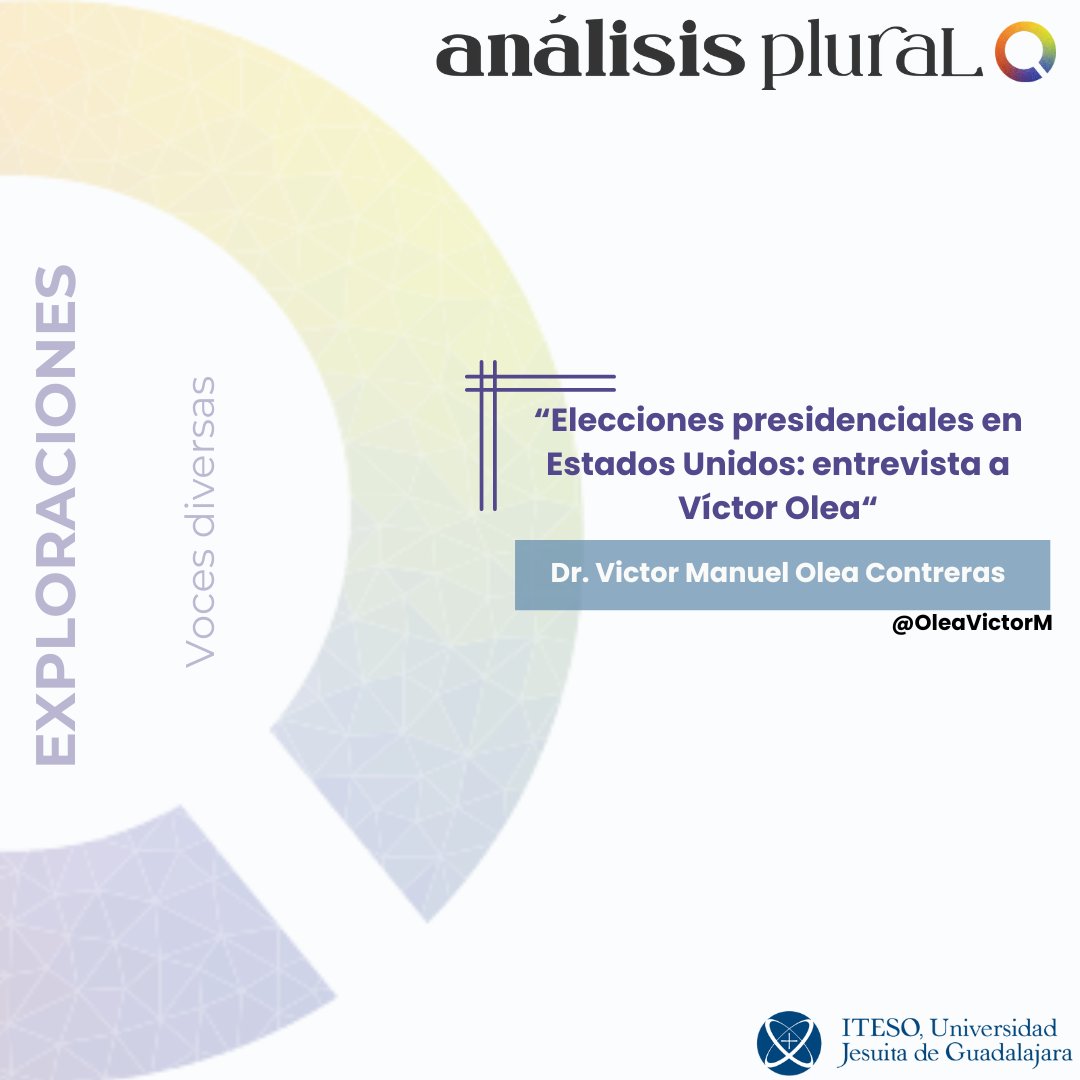 analisisplural's tweet photo. ¿Qué impacto tendrán las elecciones presidenciales de Estados Unidos en 2024? En el 8° número de AP, @OleaVictorM analiza los escenarios clave, destacando el papel de figuras como Donald Trump, así como las implicaciones globales de los resultados.
https://t.co/SVzgGrYjkR https://t.co/mbDgMVPLnB