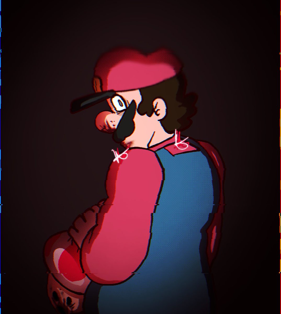 UnnieFnf's tweet photo. A new character I random made today this morning. My online son made his own and I thought I could me mine as well, it looks fun so this is Maverick, I might make more of him later on
Pt,2
#os #osart #art #mariomadness #mariomadnessart https://t.co/6YJLxTOR8M