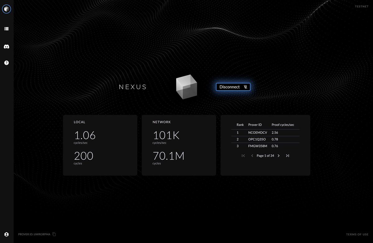 NexusLabs's tweet photo. The Nexus testnet -- live.

https://t.co/1GfA2sxejF https://t.co/LS26TRHtnW