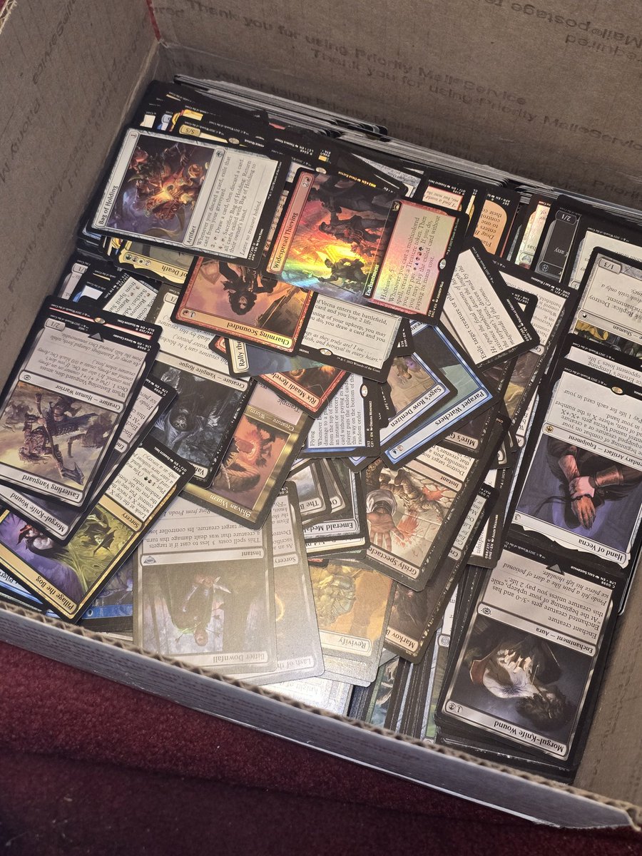 Commons4Kids's tweet photo. Huge shout out to #C4KFamily member Alex G. from South Dakota for three massive boxes of #Pokémon, #Magic and #OnePiece cards to start of 2025 on the right foot!!!! https://t.co/ql4O7vFg6X