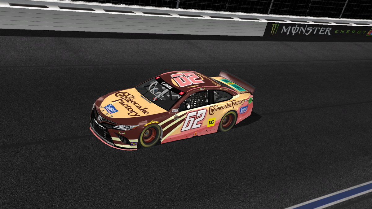 NASCAR Custom Paint Scheme Concept, <a href="/caterjohns62/">Carter Jones</a> Cheesecake Factory Car! 🍰🏁

#NASCAR #Design #Concept