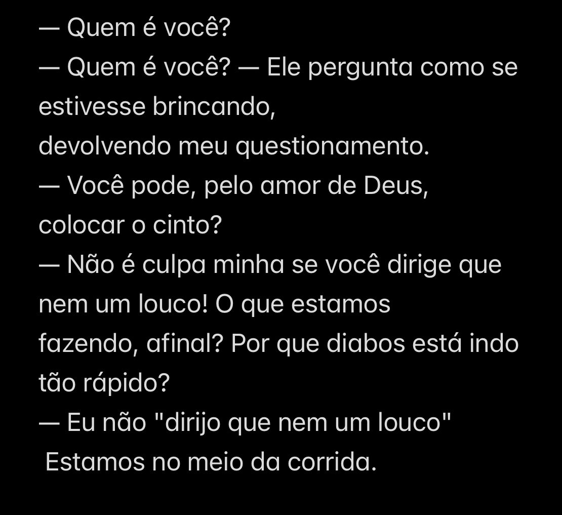 romancesdivulga's tweet photo. Quando ela se perde durante um encontro e vai parar no meio da pista de uma corrida clandestina, mas o piloto favorito da competição para no meio da corrida e coloca ela no carro.” https://t.co/w7Qa6KtnVL