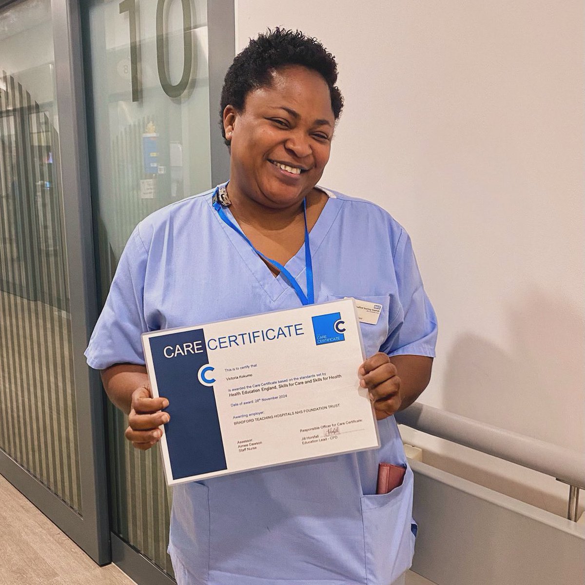 The CPD Team (@bthft_cpd) on Twitter photo Congratulations Victoria on achieving your Care Certificate 👏🏽👏🏽👏🏽 #BTHFT #CareCertificate <a href="/BTHFT/">Bradford Teaching Hospitals NHS FT</a> <a href="/BEaT_BTHFT/">Bradford Education & Training</a> Congratulations Victoria on achieving your Care Certificate 👏🏽👏🏽👏🏽 #BTHFT #CareCertificate <a href="/BTHFT/">Bradford Teaching Hospitals NHS FT</a> <a href="/BEaT_BTHFT/">Bradford Education & Training</a>