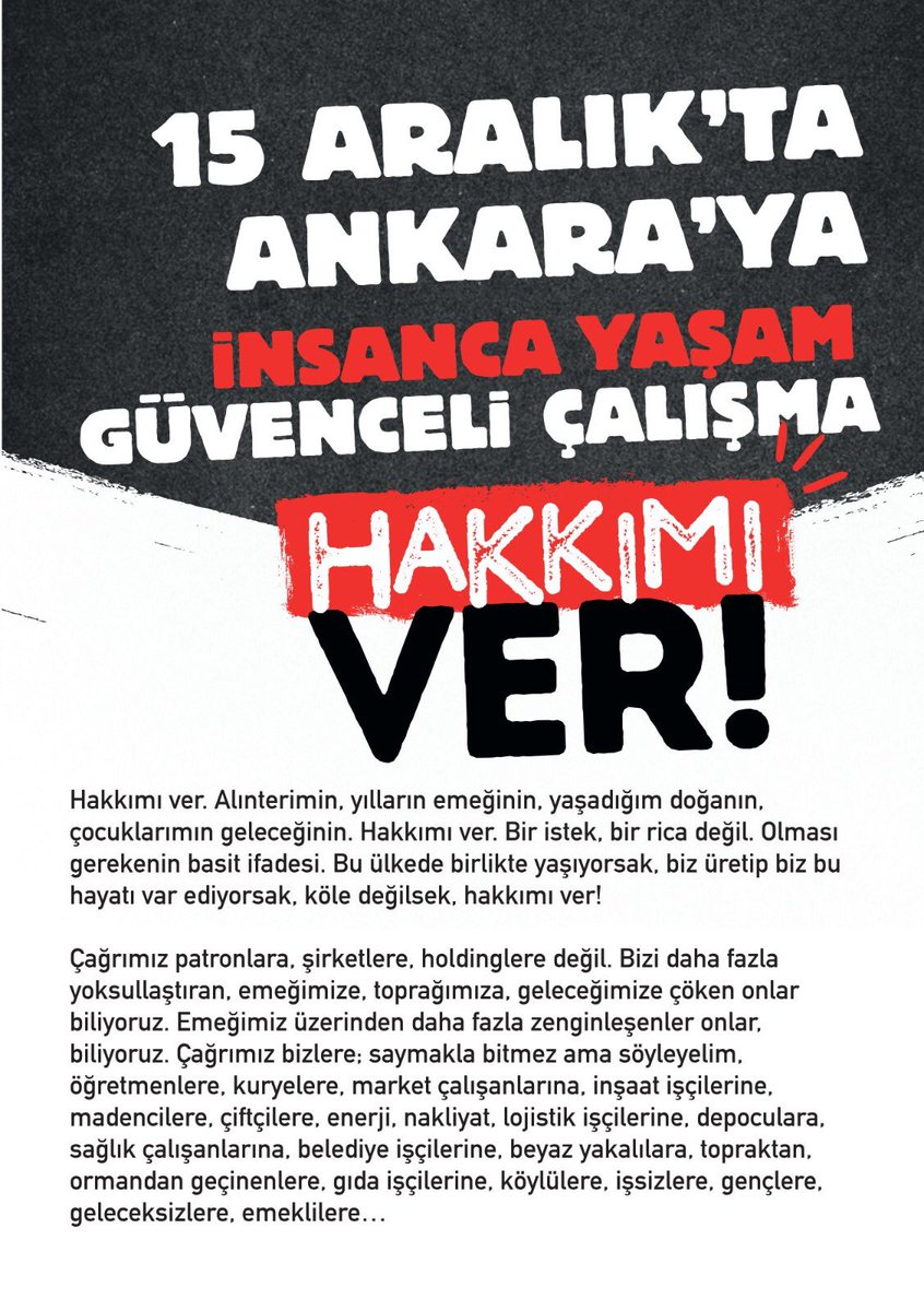 HopaHalkevi's tweet photo. İnsanca bir yaşam için #HakkımıVer diyenler bir araya geliyor.

Katılımcılar;
Evrensel Gazetesi yazarı Hakkı Özdal
Halkevleri Örgütlenme Sekreteri Linda Sevinç Hocaoğulları
Ktü Öğretim Üyesi Doç.Dr. Oğuz Kurdoğlu

🗓️ 12.12.2024 Perşembe
🕖 17.30
📍 HTSO  Atatürk Konferans Salonu https://t.co/Eb5wVvBEke