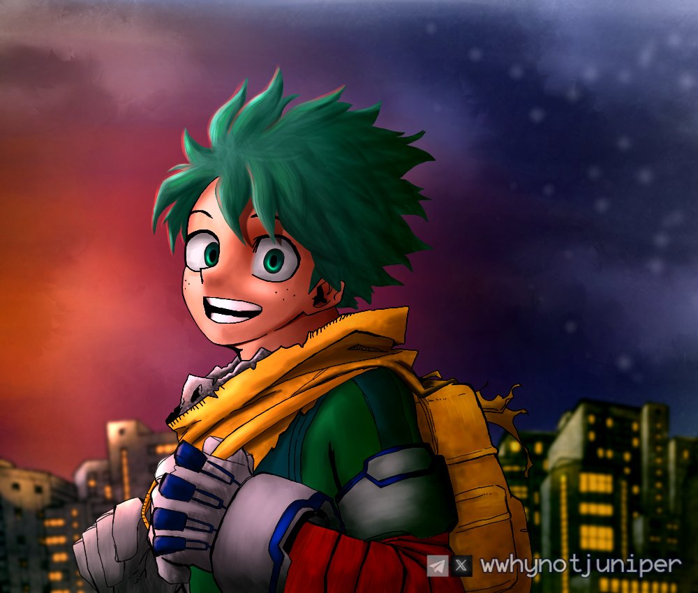 Wwhynotjuniper's tweet photo. #MyHeroAcademia #MidoriyaIzuku #mangacoloring https://t.co/Ooj3LRDgtA