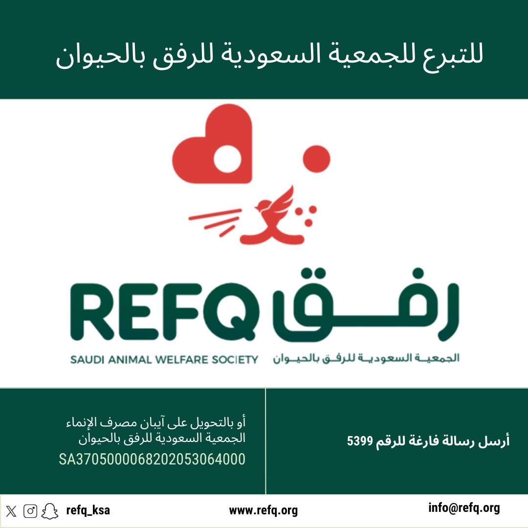 كن صوتًا لمن لا صوت لهم وجزءًا من هذا العمل الإنساني

تبرعك يمكن أن يغير واقع الحيوانات المحتاجة من خلال انقاذها وتوفير احتياجاتها ومنحها فرصة لحياة أفضل.