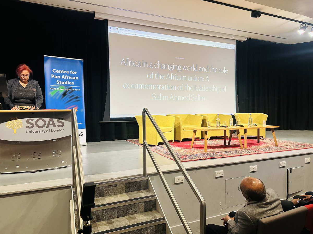 CAS_SOAS's tweet photo. #HappeningNow
Remarks from Ms Maryam Salim, Salim Ahmed Salim Digital Archive Representative @DrSalimArchive @SOAS
@IdaHadjivayanis
#SASLectureseries https://t.co/UnTGwQPWqq
