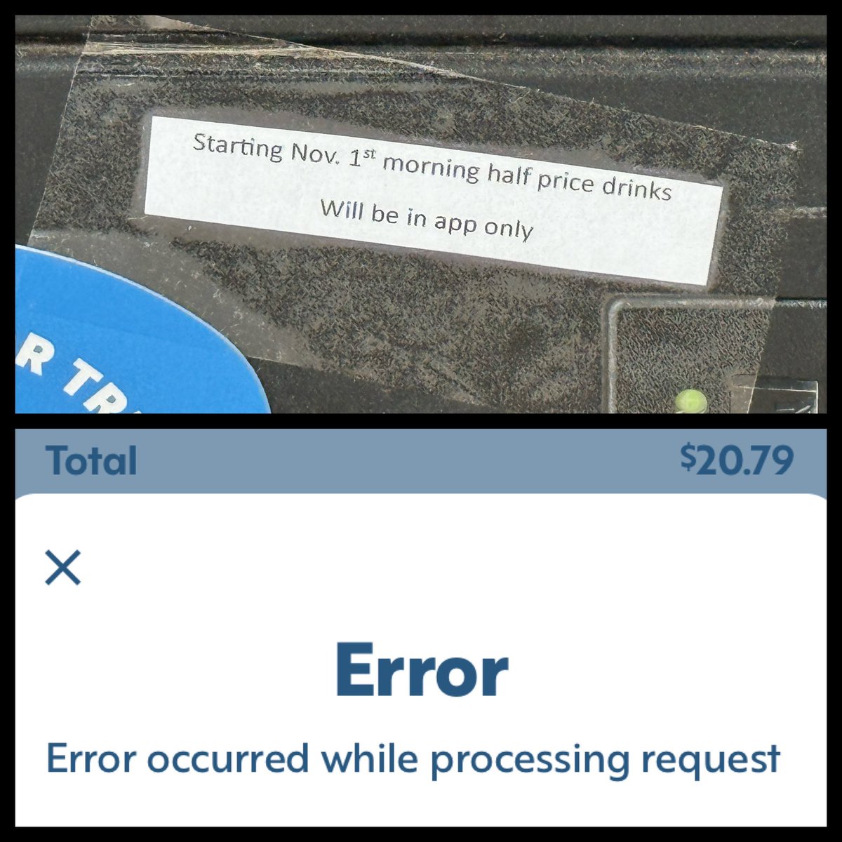 What kind of game is <a href="/sonicdrivein/">Sonic Drive-In</a> playing, anyway? App-only discounts, but the app literally never allows me to check out.