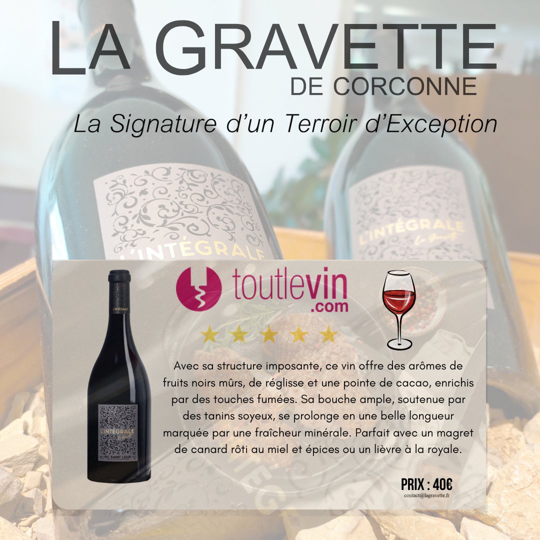 de_la16842's tweet photo. Dernière parution signée @yoannpalej pour le site @toutlevin via notre cuvée haut de gamme "L'Intégrale"
@VinsduLanguedoc #vinsdupicsaintloup 
https://t.co/wv0W1NDx6t https://t.co/NZ47jWxbLs