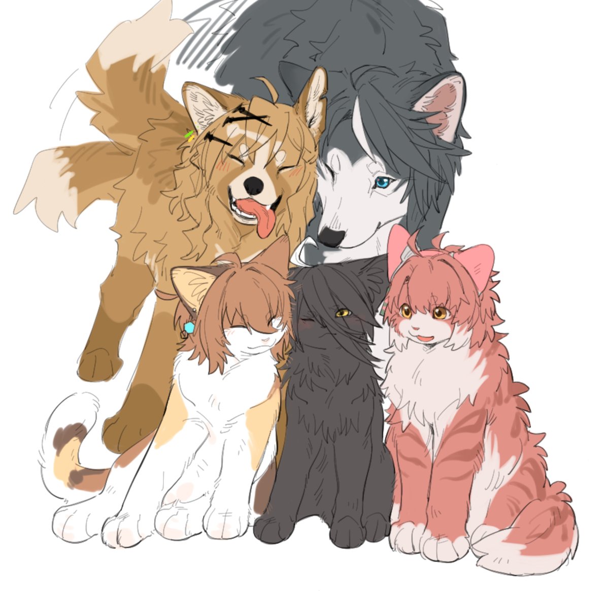 🐶🐶
🐱🐱🐱