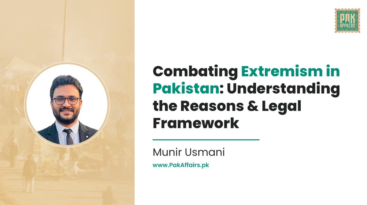 realpakaffairs's tweet photo. Extremism has become a pervasive threat to Pakistan’s stability. The country has been plagued by various forms of extremism. To combat this menace, it is essential to understand the reasons. 

Read More: https://t.co/TUTeLvgnyn

@MunirUsmani2
#ExtremismInPakistan #PakAffairs https://t.co/1mBxAqTtlq