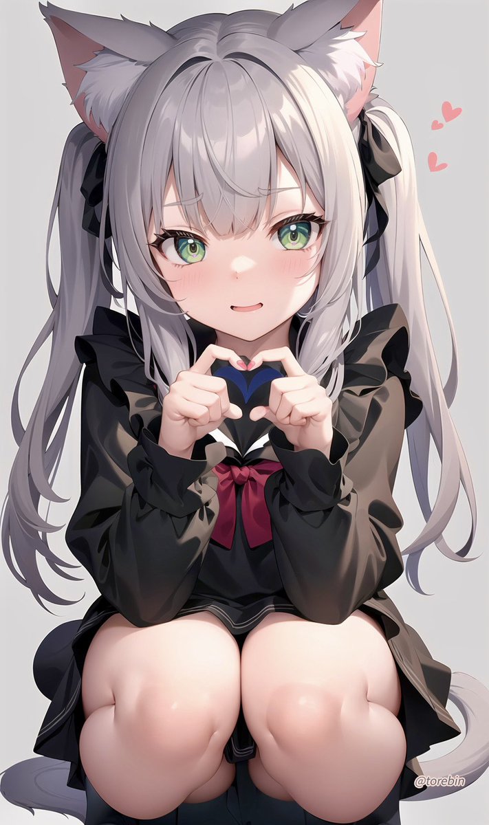 torebin's tweet image. Miaはご主人様ラブにゃぁ🫶🏻
(*ฅ́˘ฅ̀*)و♡
Mia loves her master meow🫶🏻 
(*ฅ́˘ฅ̀*)و♡

AI+加筆Retouching
#AIイラスト　#AIart