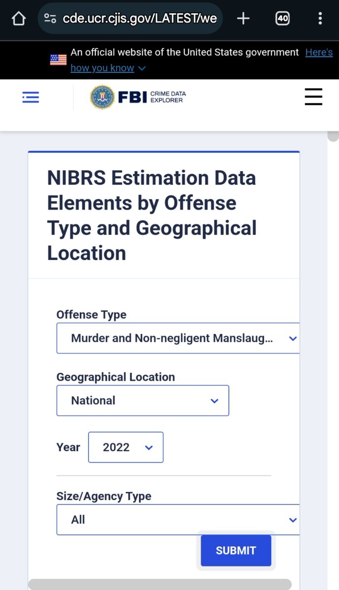 JoeShmo961230's tweet photo. Not worth continuing with such dishonesty. For anyone reading who cares about truth...

In 2022 the FBI recorded 21,500 criminal homicides (6.5/100k) of which 17,000 were committed with firearms

That excludes justifiable homicide, accidents, and of course suicides. https://t.co/BHLcz1wIoM