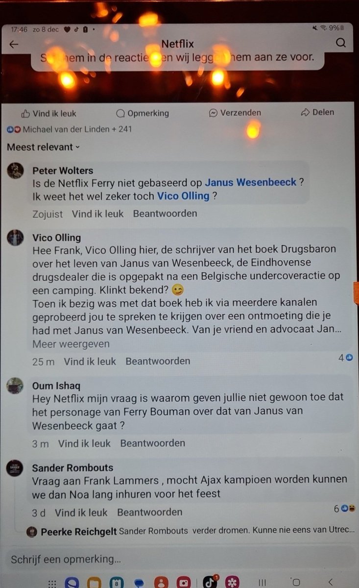 Vico's brandende vraag blijft voorlopig ongeblust: Netflix haalde de post inclusief vragen offline.