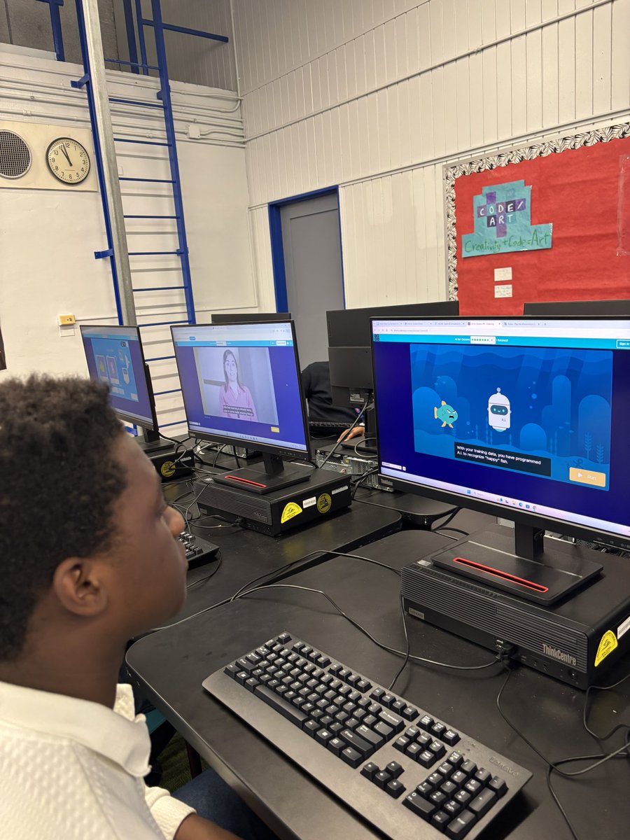 My students are learning about Machine Learning through <a href="/hourofcode/">Hour of Code</a>! <a href="/MDCPSSTEAM/">M-DCPS STEAM</a> <a href="/CTEMiami/">M-DCPS Career & Technical Education</a> <a href="/J_Ramirez991015/">Juan Ramirez</a> <a href="/sosa_reyes1/">Lilibet Sosa, Ed.D.</a>
