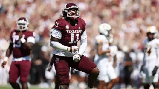 Aggie Sports 365 (@365aggie) on Twitter photo BREAKING: DE Nic Scourton has declared for the NFL Draft!
Scourton played one year at A&M after transferring in from Purdue. He led the Aggies in TFL’s and Sacks this season!
He will likely be a Top 15 pick in this years NFL Draft👍🏻 BREAKING: DE Nic Scourton has declared for the NFL Draft!
Scourton played one year at A&M after transferring in from Purdue. He led the Aggies in TFL’s and Sacks this season!
He will likely be a Top 15 pick in this years NFL Draft👍🏻