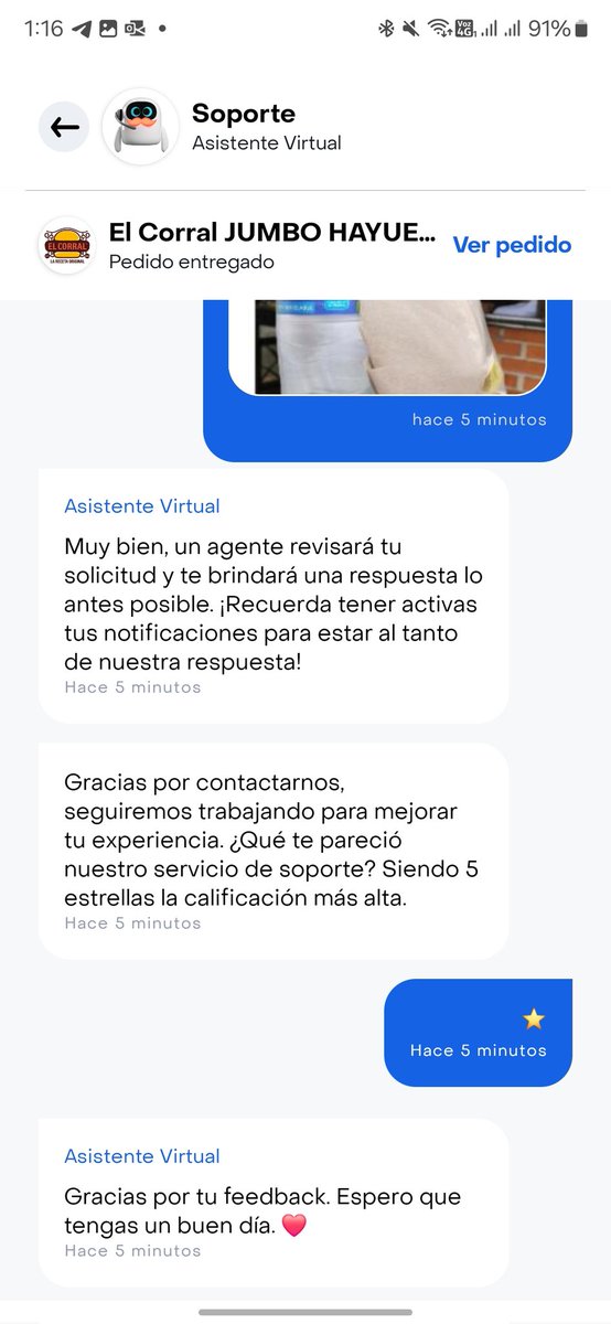 valentinacayced's tweet photo. @RappiColombia @sicsuper Un bot qué no resuelve nada @RappiColombia https://t.co/Jblk1RUAz7